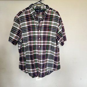 Ralph Lauren Short Sleeve Dress Shirt, XL
